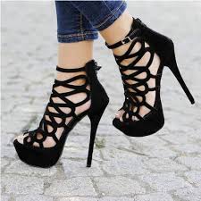 Black strappy